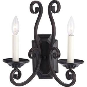 M12218OI Manor Multi Bulb Wall Sconce - Oil Rubbed Bronze