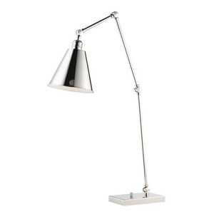 M12226PN Library Table Lamp - Polished Nickel