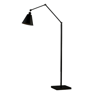 M12228BK Library Floor Lamp - Black