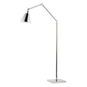 M12228PN Library Floor Lamp - Polished Nickel