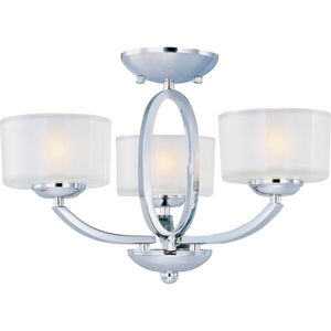 M19041FTPC Elle Semi Flush Mount Ceiling Light - Polished Chrome