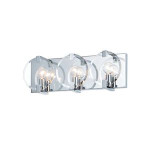 M21293CLPC Looking Glass Multi Bulb Wall Sconce - Polished Chrome