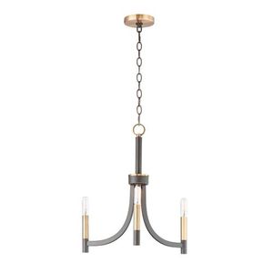 M21523BZAB Lyndon Mini Chandelier - Bronze / Antique Brass M21523BZAB Lyndon Mini Chandelier - Bronze / Antique Brass