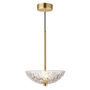 M24981TCSBR Metropolis Mini-Pendant Pendant Light - Satin Brass