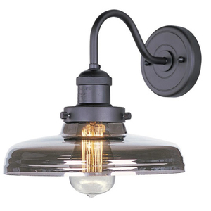 M25087MSKBZ Mini Hi-Bay 1 Bulb Wall Sconce - Bronze M25087MSKBZ Mini Hi-Bay 1 Bulb Wall Sconce - Bronze