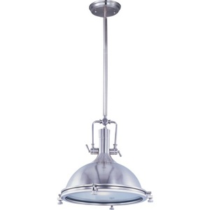 M25109FTSN Hi-Bay Down Light Pendant Light - Satin Nickel