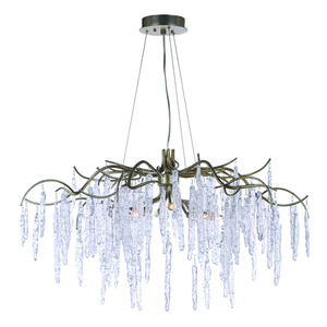 M26284ICSG Willow Large Foyer Chandelier Chandelier - Silver Gold