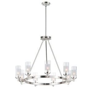 M26327CLFTSN Crescendo Large Foyer Chandelier Chandelier - Satin Nickel