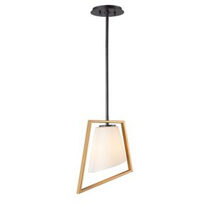 M26351SWGLDBK Oblique Down Light Pendant Light - Gold / Black