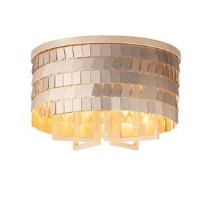 M26360CHPGLD Glamour Flush Mount Ceiling Light - Champagne / Gold