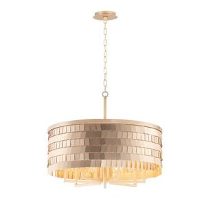 M26366CHPGLD Glamour Drum Pendant Pendant Light - Champagne / Gold