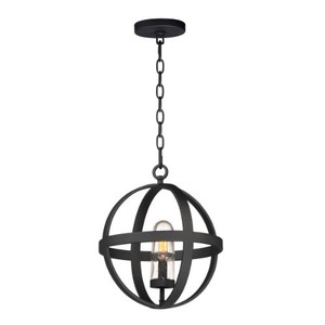 M27582CDBK Compass Hanging Hanging Lantern - Black