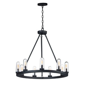 M30019CDBK Lido Hanging Hanging Lantern - Black