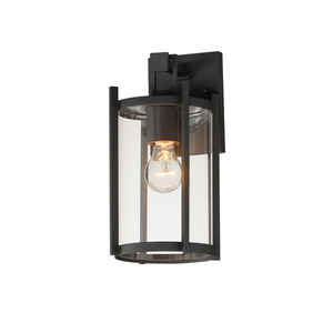 M30062CLBK Belfry 1 Bulb Wall Sconce - Black