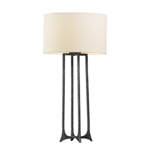 M30308CVNI Anvil Table Lamp - Natural Iron