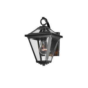 M30562CLBK Prism Entrance Outdoor Wall Light - Black