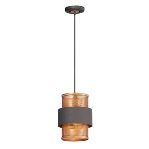 M31208OIAB Caspian Down Light Pendant Light - Oil Rubbed Bronze / Antique Brass