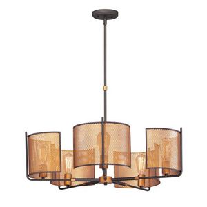 M31215OIAB Caspian Entrance / Foyer Pendant Light - Oil Rubbed Bronze / Antique Brass