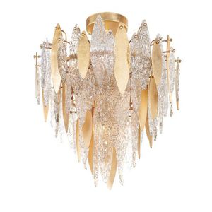 M32320CLCMPGL Majestic Flush Mount Ceiling Light - Gold Leaf