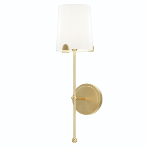 M32361WTSBR Huntington 1 Bulb Wall Sconce - Satin Brass M32361WTSBR Huntington 1 Bulb Wall Sconce - Satin Brass