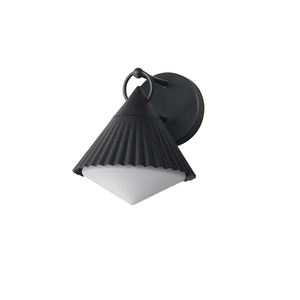 M35132WTBK Odette Entrance Outdoor Wall Light - Black