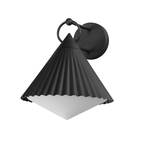 M35136WTBK Odette Entrance Outdoor Wall Light - Black