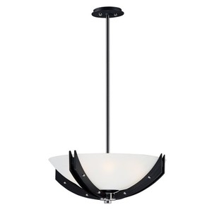 M39511CLBKWE Merge Semi Flush Mount Ceiling Light - Black / Wenge