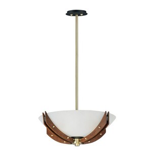 M39511CLBZAP Merge Semi Flush Mount Ceiling Light - Bronze / Antique Pecan