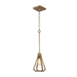 M39541HZBRG Woodland Mini-Pendant Pendant Light - Hazel / Burnished Gold