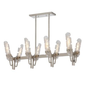 M39558CLPN Milano Linear Pendant Pendant Light - Polished Nickel