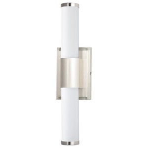 M52114WTSN Optic Multi Bulb Wall Sconce - Satin Nickel