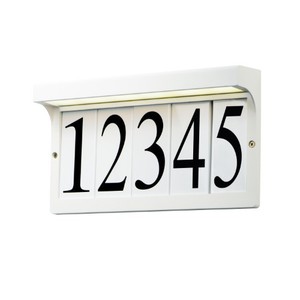 M53610WT Address Light Address Number Door Accessory - White