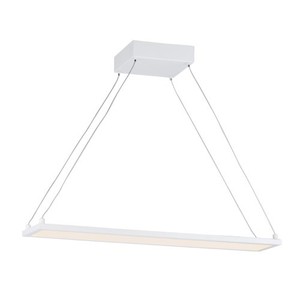 M57842WTWT Wafer Linear Pendant Pendant Light - White