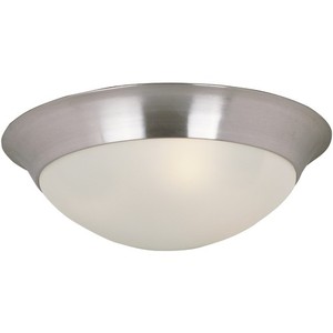 M5851FTSN Essentials - 5850 Flush Mount Ceiling Light - Satin Nickel