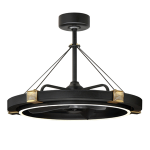 M61019BCBKGLD Jewel Mid Sized Chandelier Chandelier - Black / Gold