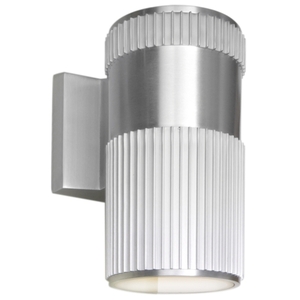 M6125AL Lightray Entrance Outdoor Wall Light - Brushed Aluminum