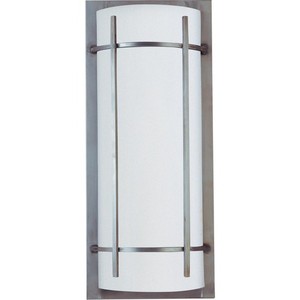 M65216WTBM Luna Entrance Outdoor Wall Light - Brushed Metal