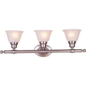 M7143FTSN Essentials 3 Bulb Bathroom Lighting - Satin Nickel