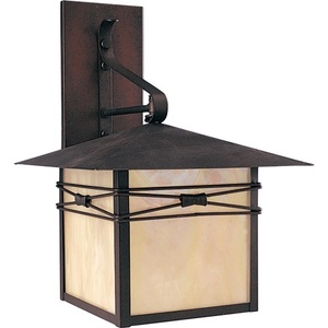 M8042IRBU Taliesin Entrance Outdoor Wall Light - Burnished