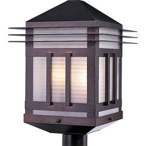 M8725PRBU Gatsby Post Light Post Lights - Burnished