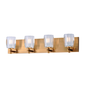 M9044CIGO Bravado 4 or More Bulb Bathroom Lighting - Golden Bronze