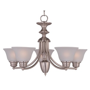 M2699FTSN Malaga Mid Sized Chandelier Chandelier - Satin Nickel