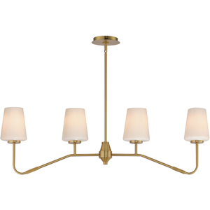M12697WTNAB Down Light Pendant Light - White / Natural Aged Brass M12697WTNAB Down Light Pendant Light - White / Natural Aged Brass