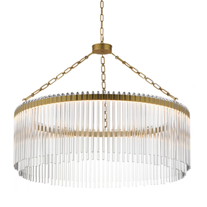 M38423CLNAB Mid Sized Chandelier Chandelier - Natural Aged Brass M38423CLNAB Mid Sized Chandelier Chandelier - Natural Aged Brass
