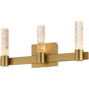 M38443IBNAB 3 Bulb Bathroom Lighting - Natural Aged Brass M38443IBNAB 3 Bulb Bathroom Lighting - Natural Aged Brass