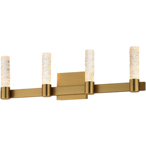 M38444IBNAB 4 or More Bulb Bathroom Lighting - Natural Aged Brass M38444IBNAB 4 or More Bulb Bathroom Lighting - Natural Aged Brass