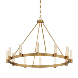 M38448IBNAB Mid Sized Chandelier Chandelier - Natural Aged Brass M38448IBNAB Mid Sized Chandelier Chandelier - Natural Aged Brass