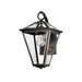 Maxim M30564CLBK Black Outdoor Entrance Wall Light