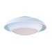 Maxim M35072CYSLWT Silver Leaf / White Flush Mount Ceiling Light