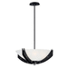 Maxim M39511CLBKWE Black / Wenge Semi Flush Mount Ceiling Light